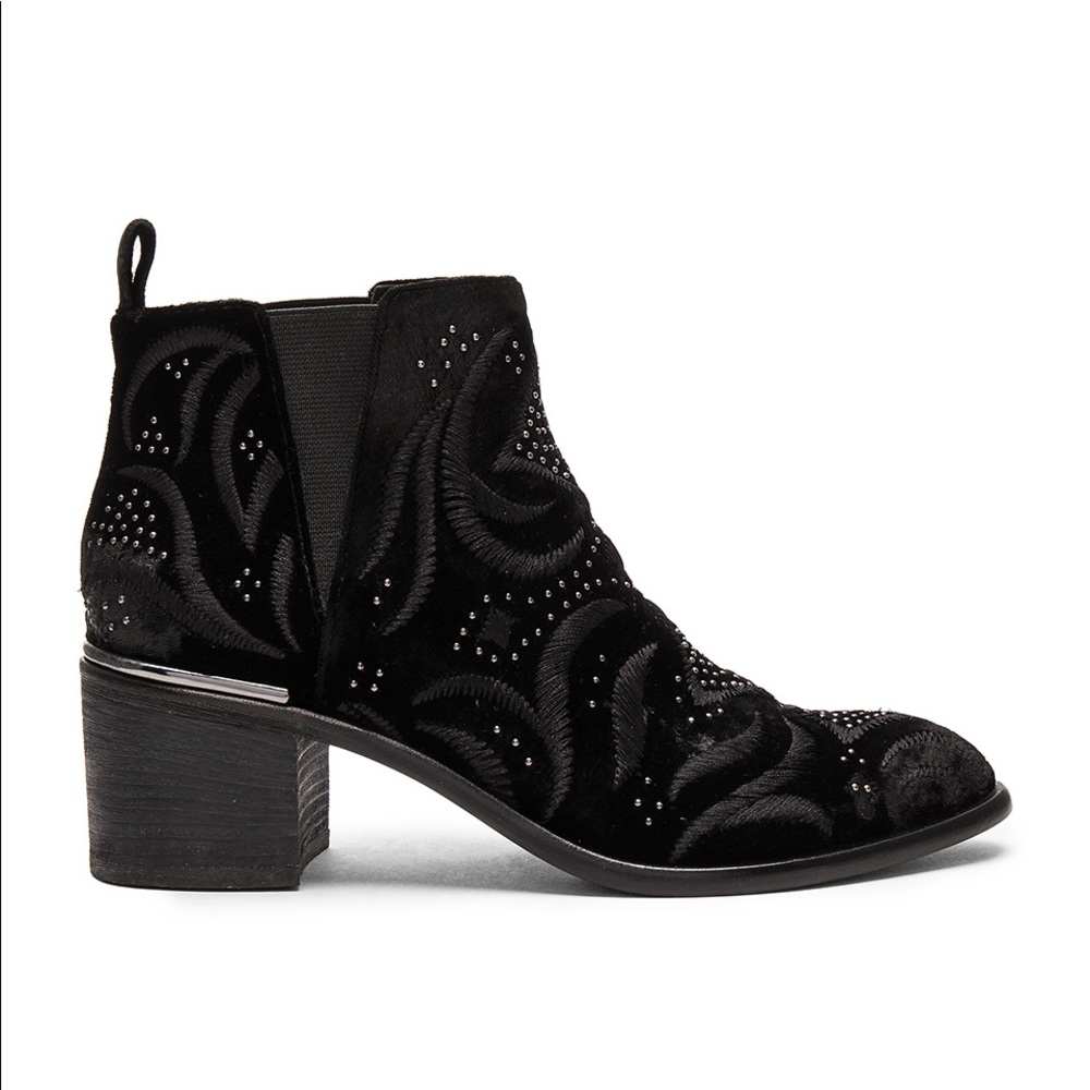 Dolce Vita Velvet Embroidered Boot